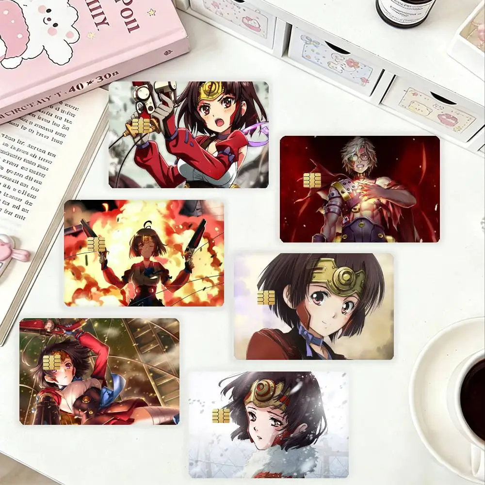 

K-Kabaneri of the Iron Fortress HD Waterproof Card Skins Protective Stickers for Credit Bank Game Cards