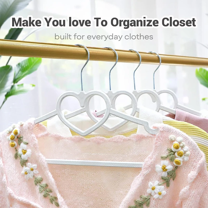 

Plastic Hangers 10/20/30 Pack,Cute Ultra Thin Space Saving Organizer Rack with Swivel Hook,Durable Adult Hanger for Dress Coats