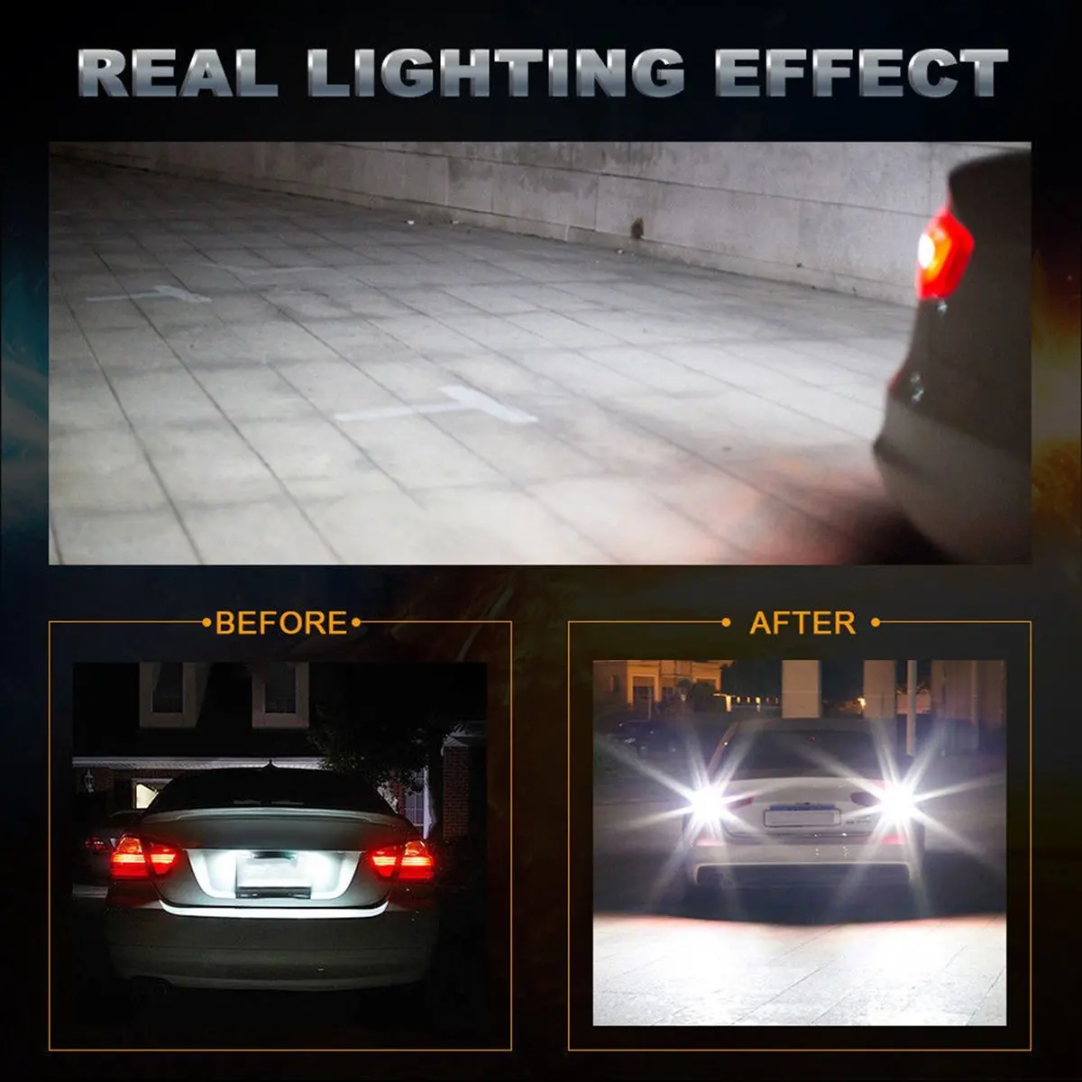 bigger 8X Super Bright White Canbus Led Bulb for Car Backup Reverse Light 912 921 T15 W16W