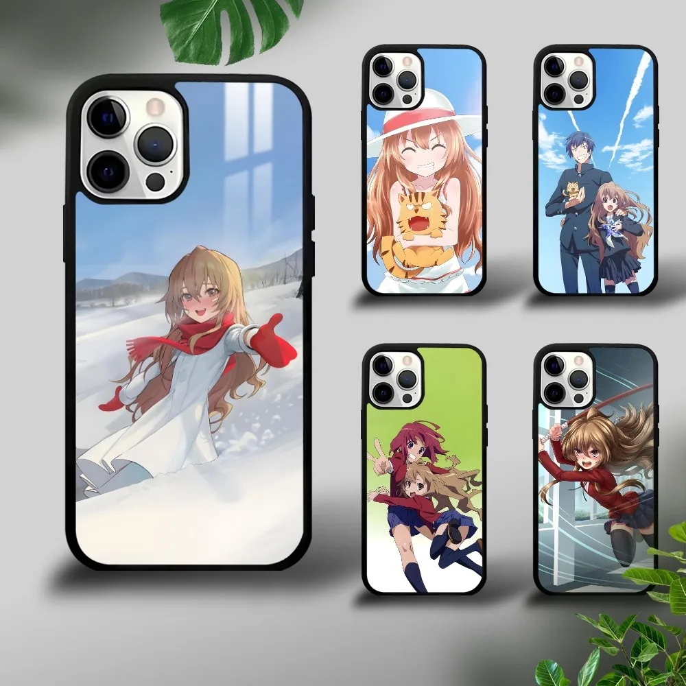 Toradora T-Taiga Aisaka Phone Case For iPhone 16 15 14 13 12 11 Pro Xs Max Mini Plus Celulares Hard Funda