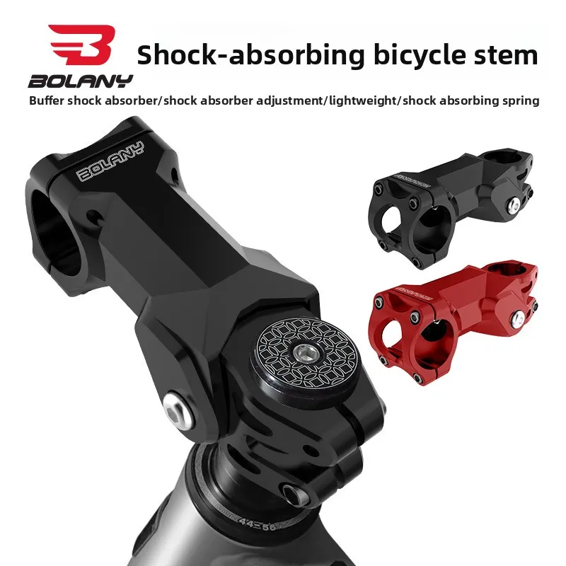 BOLANY 30mm Travel Suspension Bike Stem Adjustable 31.8mm Handlebar Clamp Aluminum Alloy for 28.6mm Steerer MTB Road Bicycle