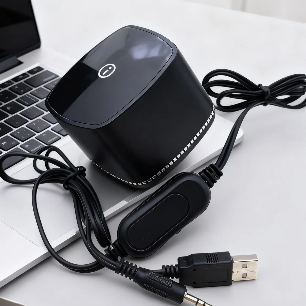 

Desktop speakers 3.5mm Plug Portable Speaker Computer Speakers Subwoofer Mini Bluetooth loudspeaker USB Powered for noteboo ipad