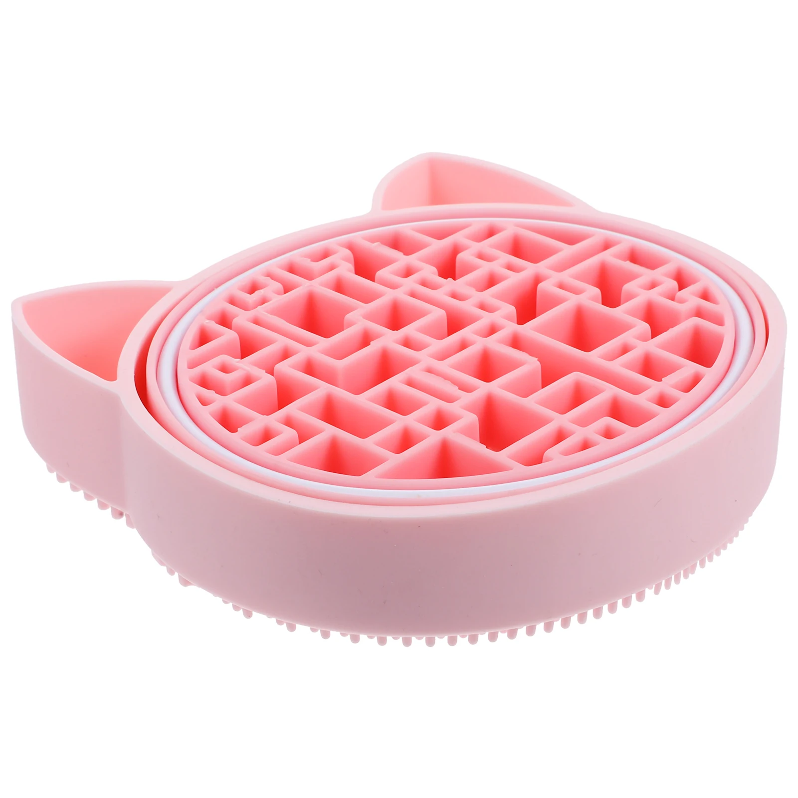 環境に優しいシリコン製メイクブラシクリーナーマット、耐久性があり再利用可能な2 in 1デザインで、効果的なメイク落としと保管が可能