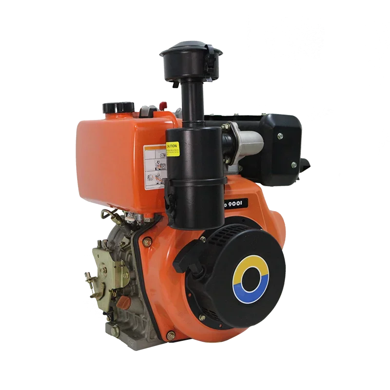 Applicable to construction 186F 8 hp 6.3 KW 406cc single cylinder air cooled very small diesel engine