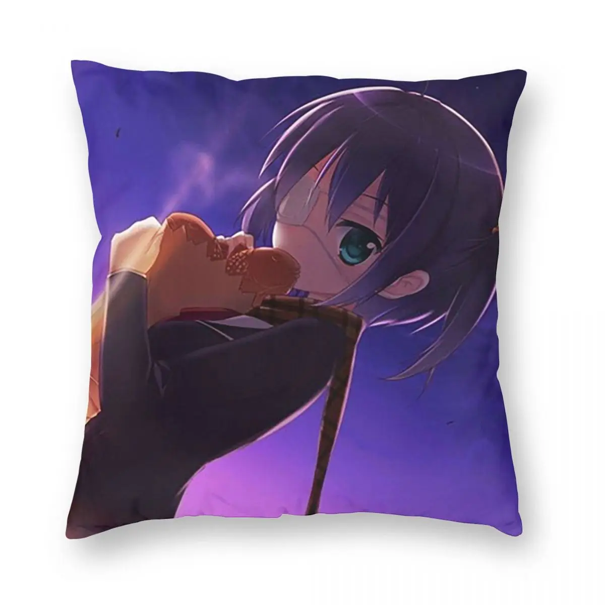 

Наволочка для подушки Takanashi Rikka (аниме Chuunibyou Demo Koi Ga Shitai), декоративная, комфортная, для дома