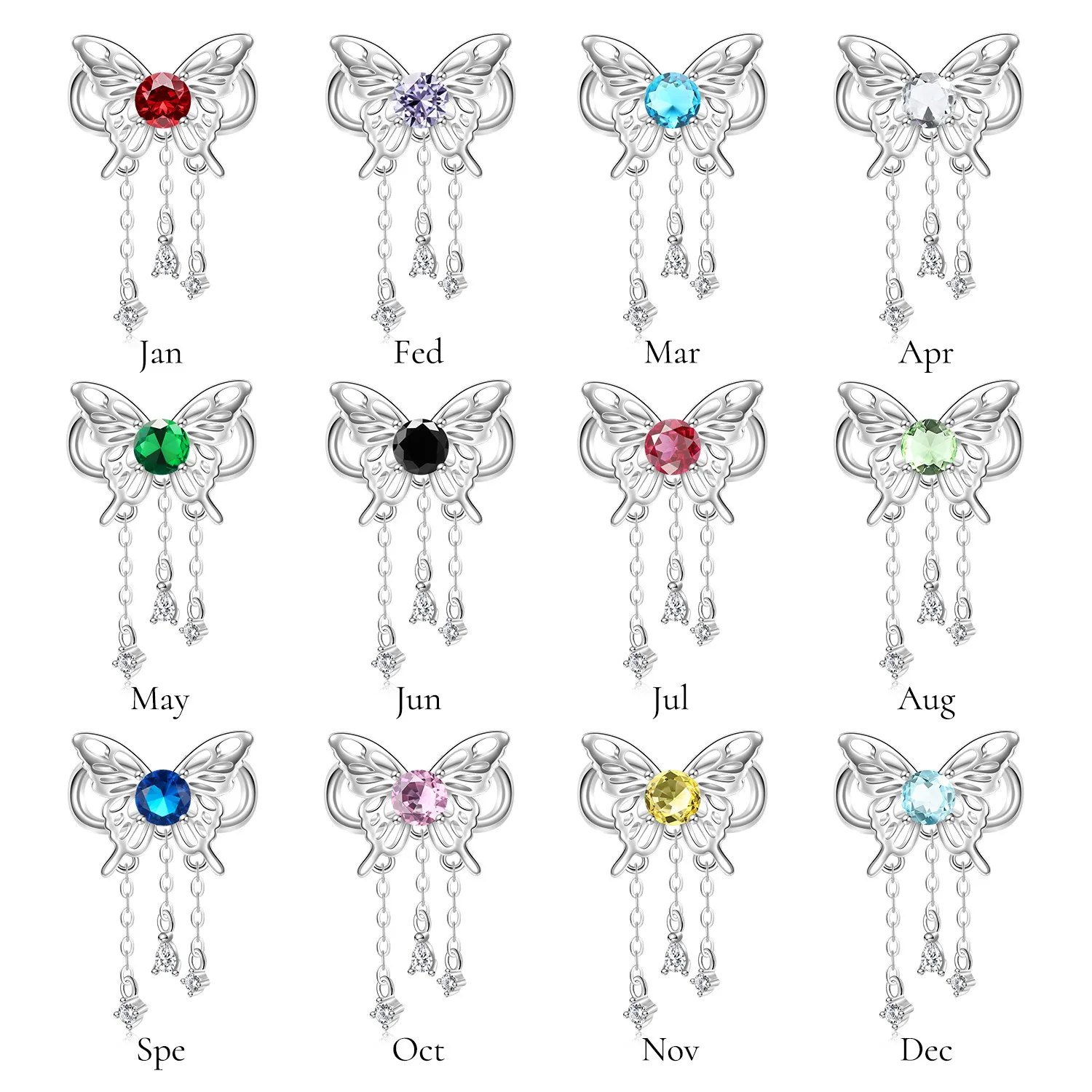 

Женский браслет из серебра 925 пробы, с бесконечной бабочкой