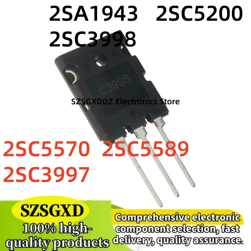 5-10pcs new quality 2SC5570 2SC3998 2SC5200 2SC3997 TO3PL  2SC5589 2SA1943 C5570 C3998 C5200 C3997 C5589 A1943 TO-3PL en Stock