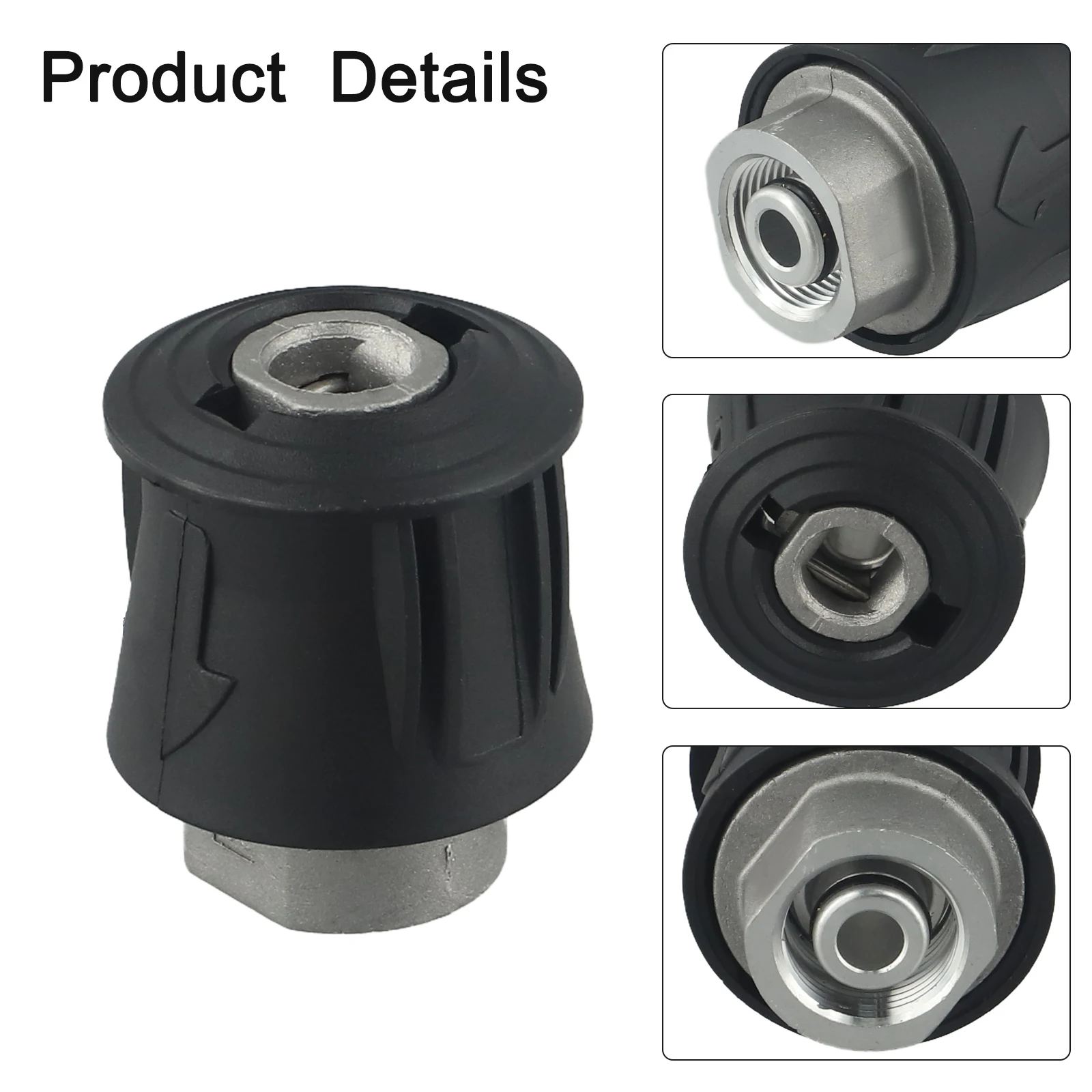 

For Karcher Pressure Washer Quick Release Socket Outlet Coupling For K Adapter M22 Self-locking Alloy High Pressure Pipe Joint