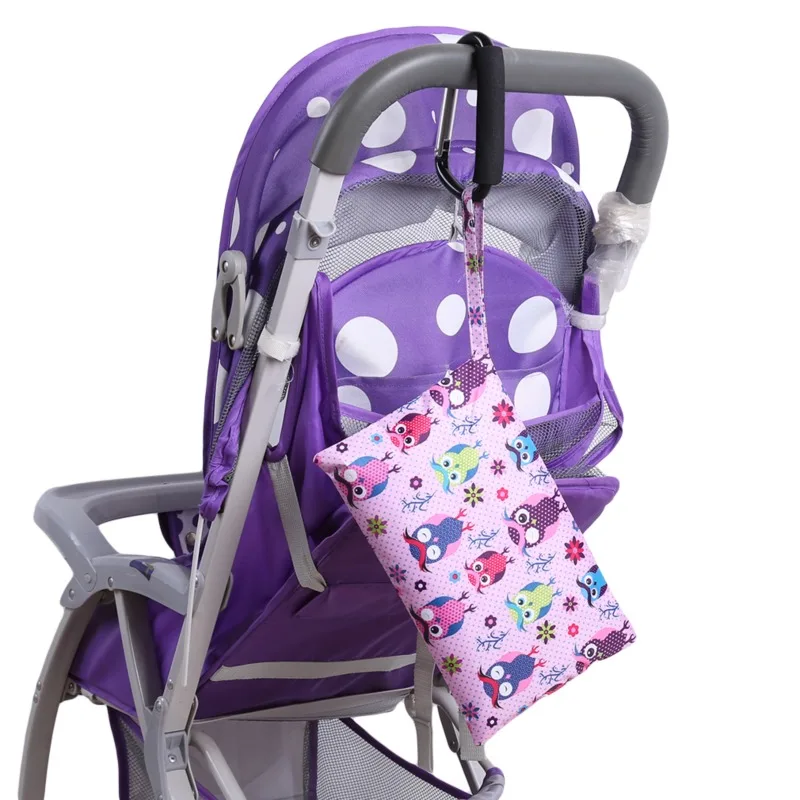 Großer Karabiner, Kinderwagen-Haken, Organizer, Aluminium, D-Ring, Federverschluss, Schlüsselanhänger-Clip, Tragegriff zum Aufhängen von Geldbörsen, Einkaufstaschen – Detail 5