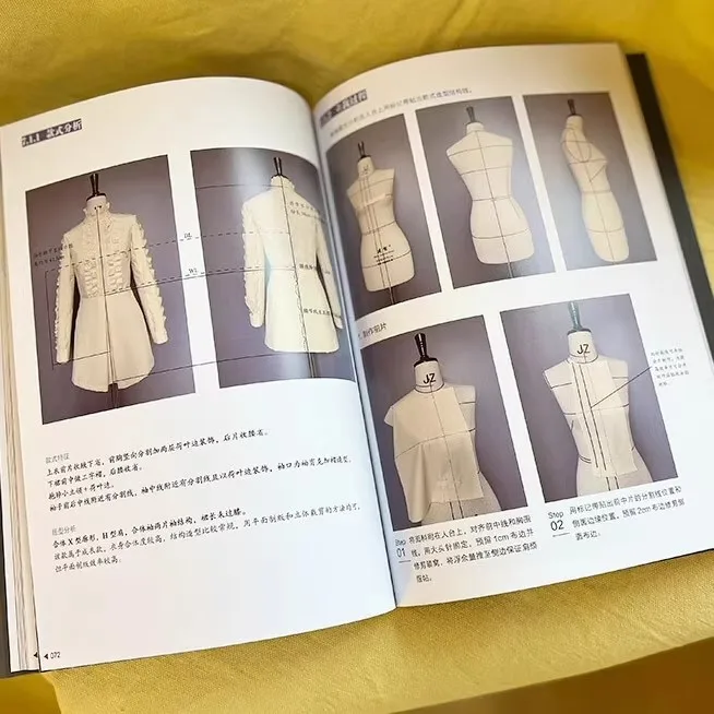 تركيب القطع ثلاثي الأبعاد للملابس، صناعة الألواح المسطحة، كتاب تعليمي عملي، إطار لمصممي الأزياء #6