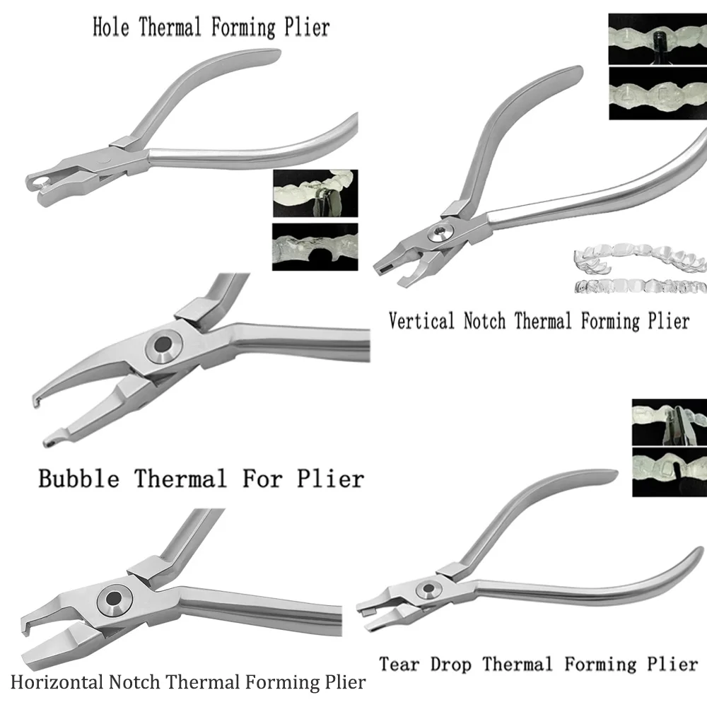 

Aligner Plier- Hole punch pliers retainer Clear Aligners tear drop pliers Invisalign invisible Brace Orthodontic Bracket