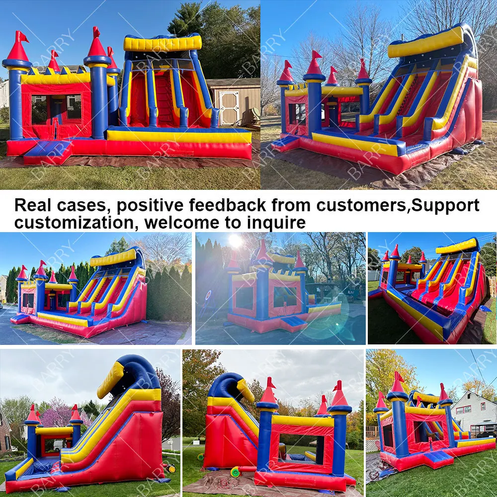 China Inflatable Combo Slide with Jumping Castle Bouncer House