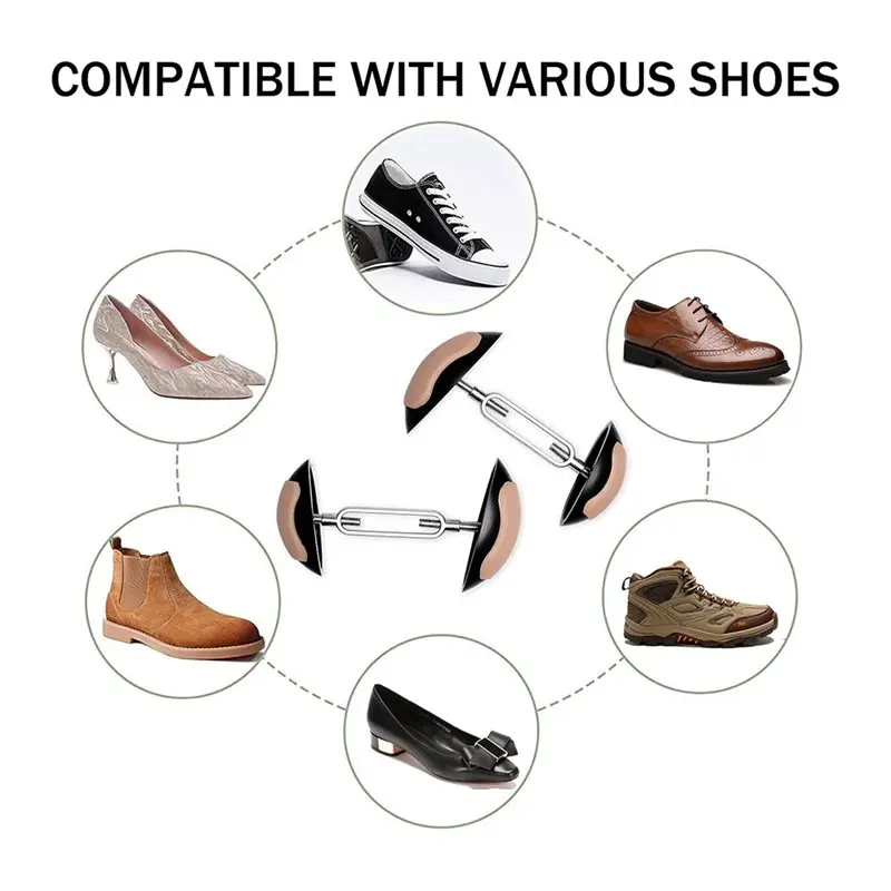 B62B-Mini Shoe Stretchers Women Wide Feet, Non-Slip Shoe Widener Expander