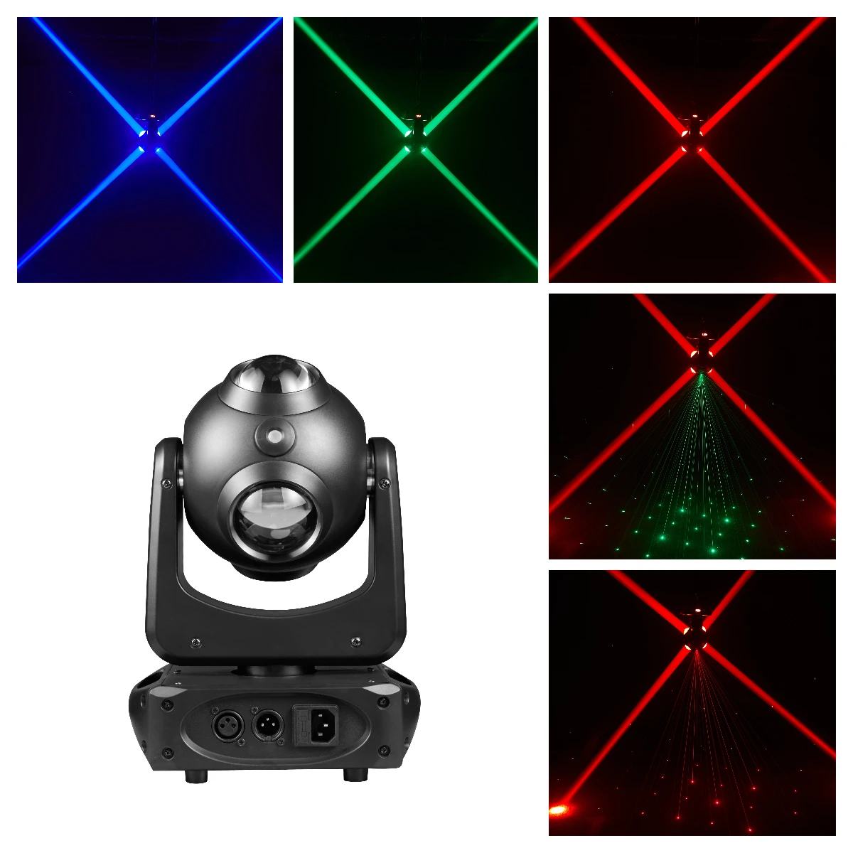 Fireions Space Seven II 80W Stage Light Moving Head Light DMX512 Self Propelled House Party DJ Disco Bar