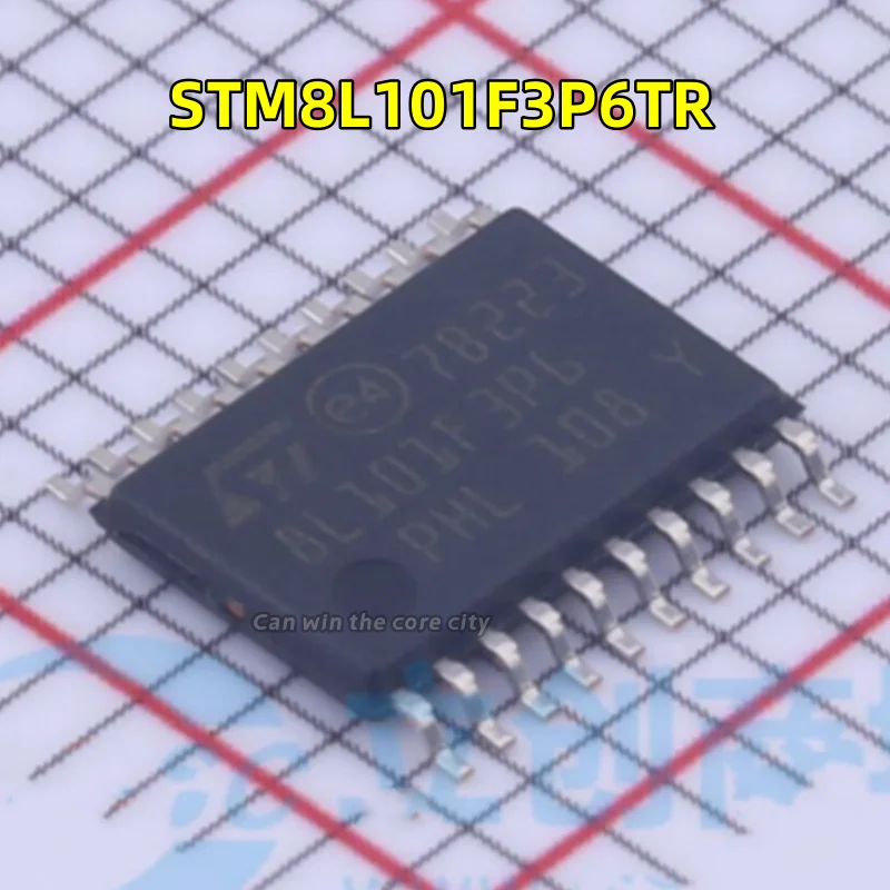 1-100 PCS/LOT New original STM8L101F3P6TR screen printing 8L101F3P6 patch TSSOP20 foot 8-bit microcontroller chip IC