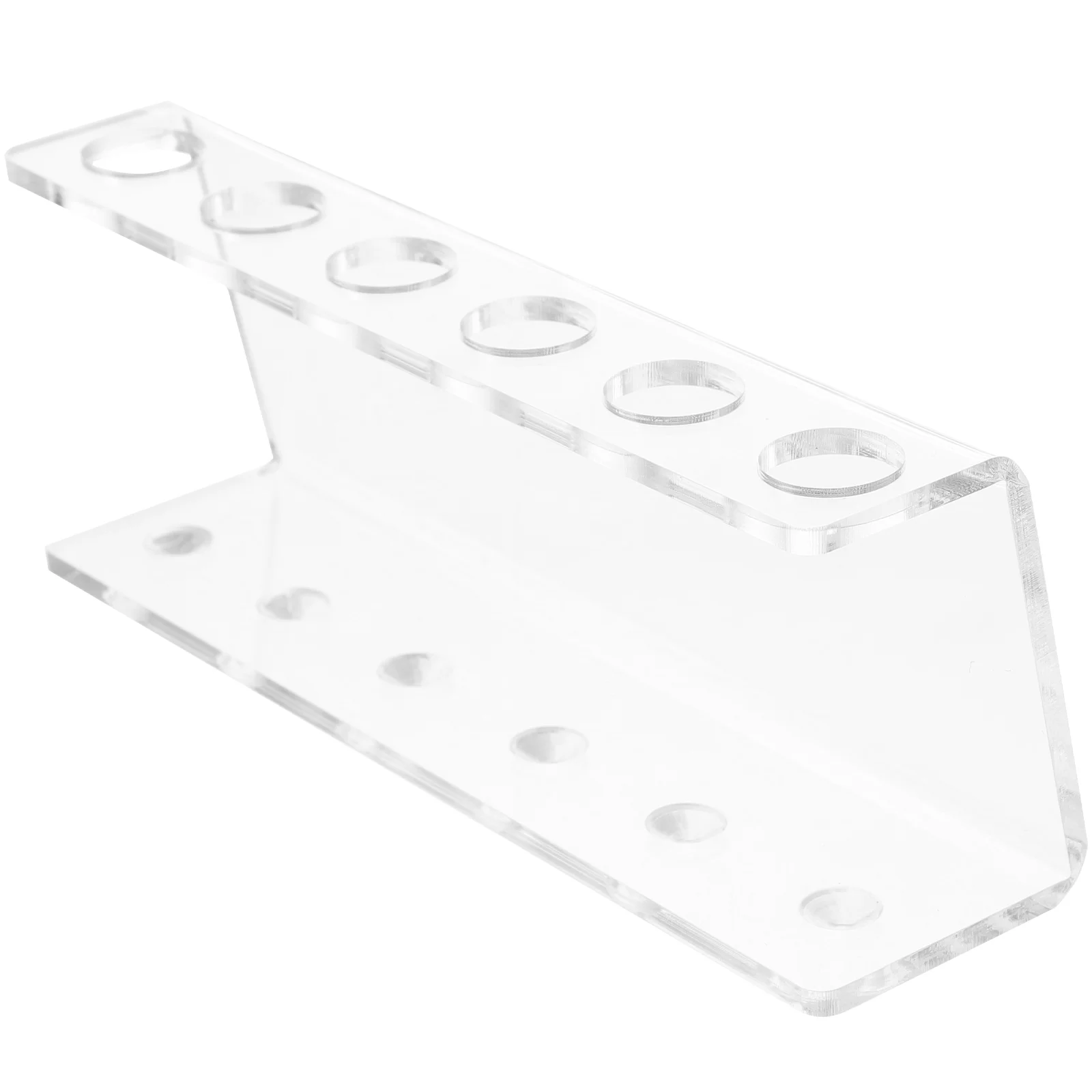 Acrylic Display Stand Porous Test Tube Rack Tubes Suite Hydroponic for Man Dishes Drying