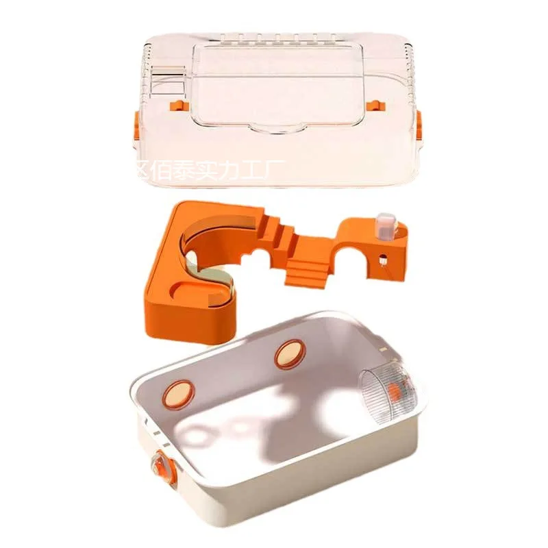 

Hamster Cage, Special Cage For Gold Bears, Oversized Villa, Cheap Acrylic Feeding Box, Small House.