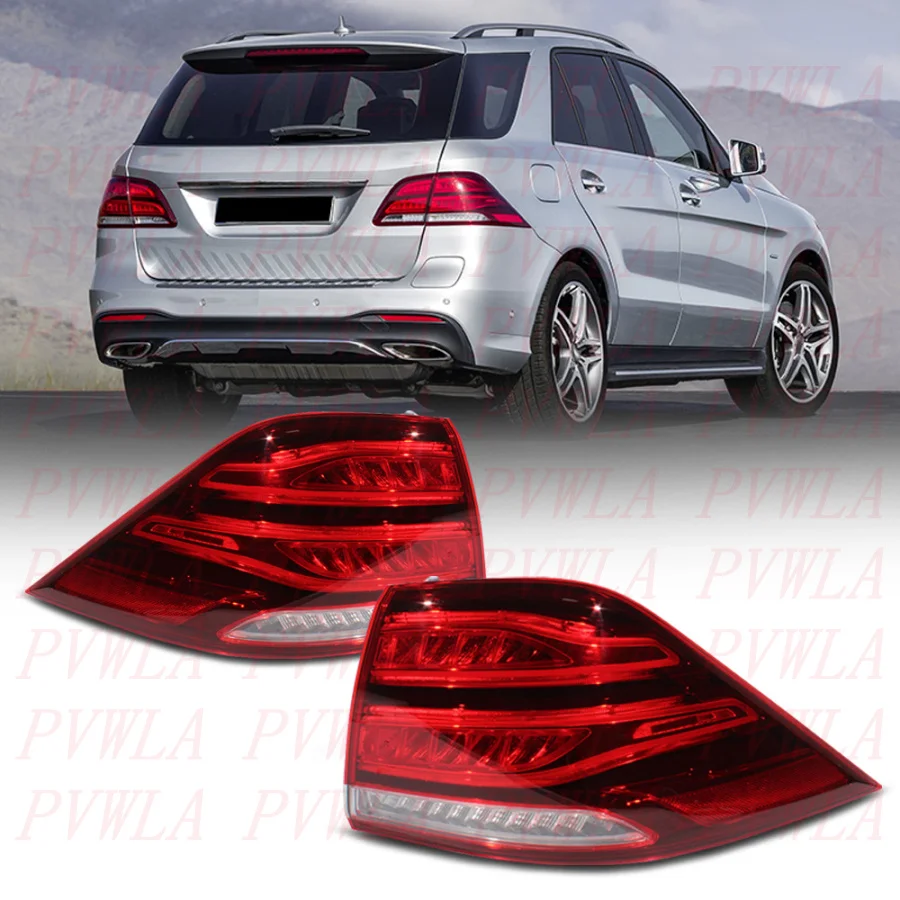 Outer Side LED Tail Light For Benz W166 GLE320 GLE350 GLE400 GLE500 2016 2017 2018 2019 Rear Brake Lamp Car Accessories