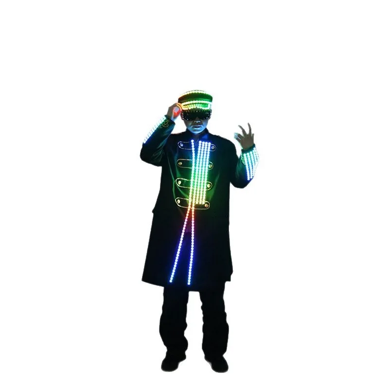 

LED Luminous Costumes Are Suitable For Night Stage Performances, Parties, Halloween Fluorescent Costumes And Props