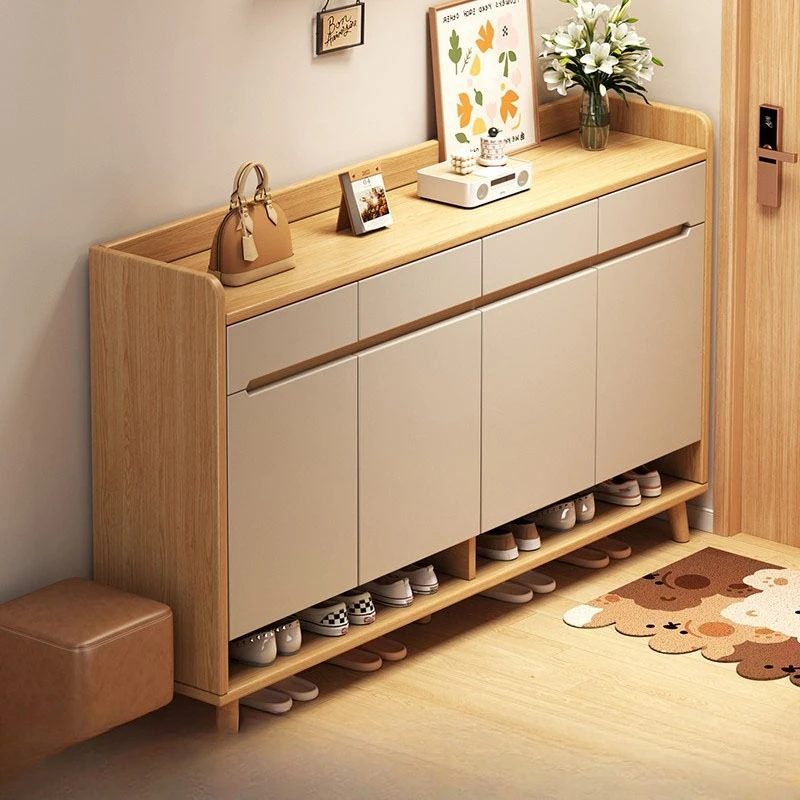 

Strictly selected shoe cabinets, large-capacity multi-layer shoe rack integrated locker at the entrance of the home, floor