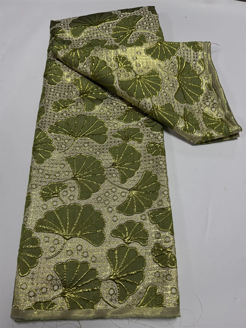 

Оранжевая тюлевая кружевная ткань, жаккардовая шелковая африканская кружевная французская кружевная ткань для свадебного платья, новейшая, 5 ярдов, 2023 г.