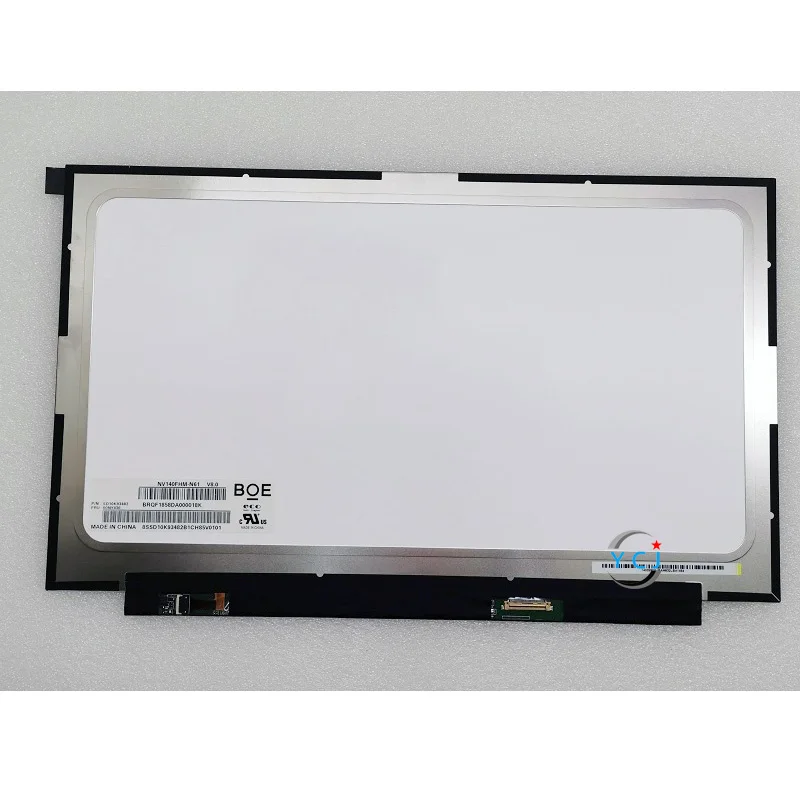 Imagem -03 - Painel de Exibição Lcd Ips Fhd Led B140han03.1 B140han03.5 B140han03.6 Nv140fhm-n61 V8.0 1920x1080 30pin Edp