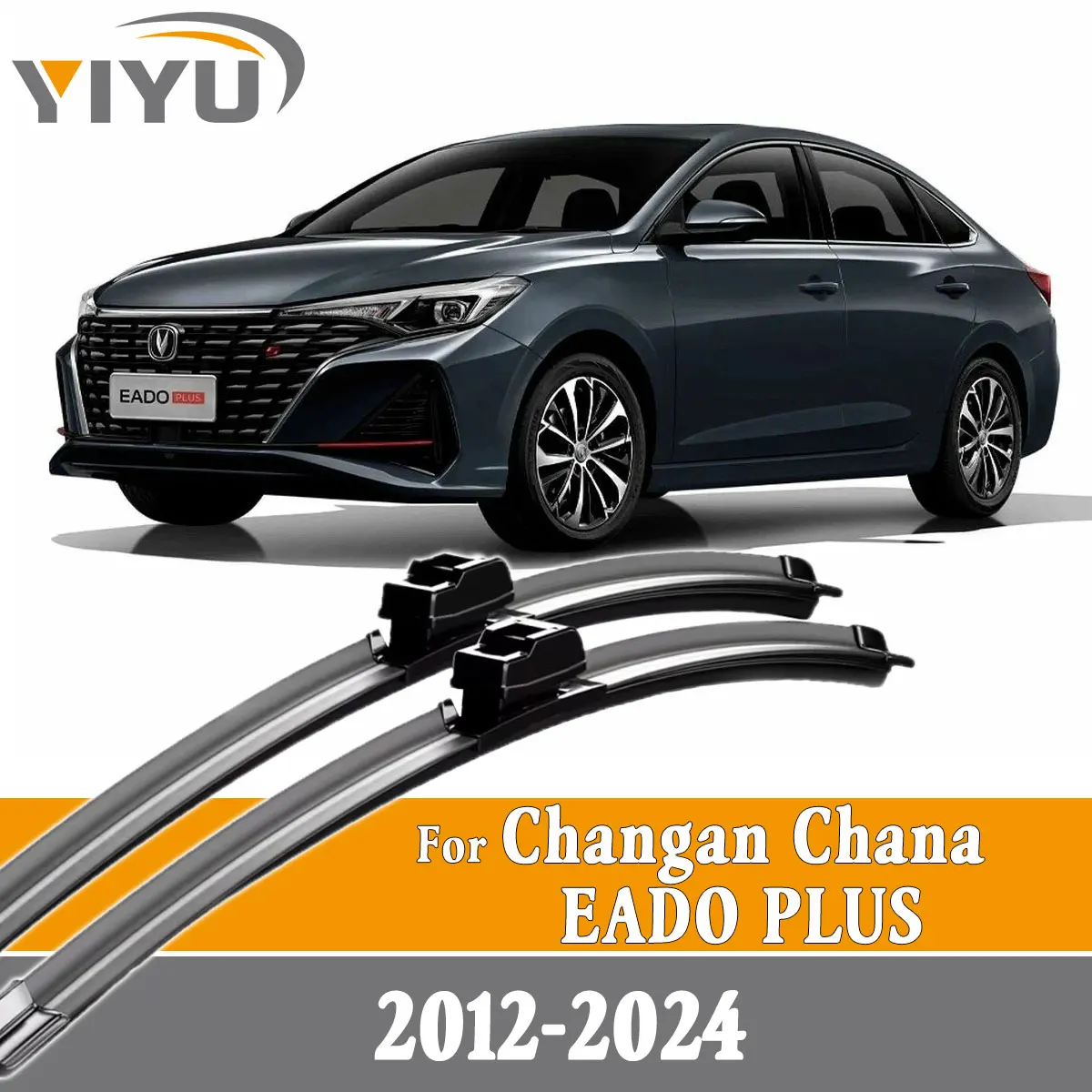 2 Stück Auto-Frontscheibenwischer für Changan Chana EADO PLUS 2012-2024 Windschutzscheibenbürsten Zubehör