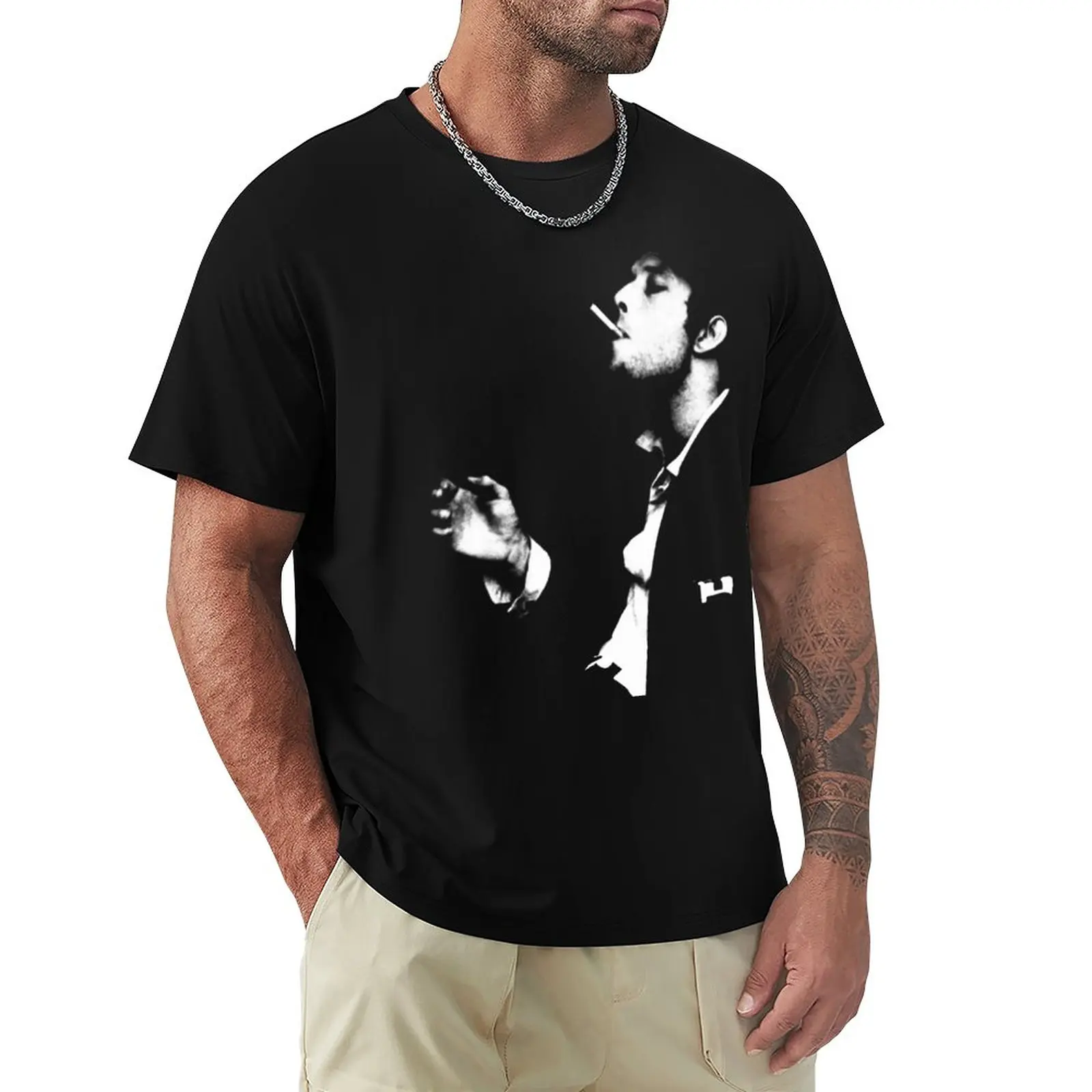 

beach man t shirt summer top Tom Waits icon T-Shirt sweat shirt custom t shirts t shirt man Men's t-shirts cotton teeshirt