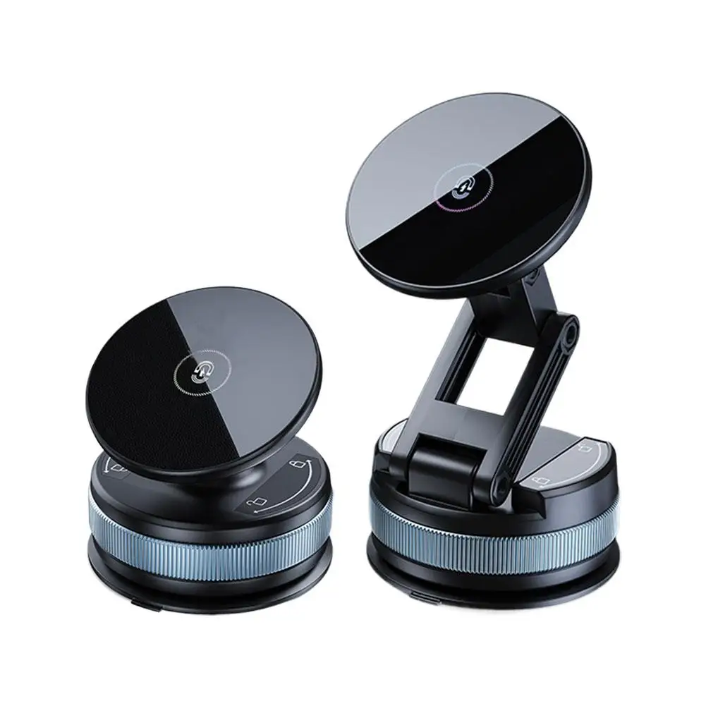 Soporte magnético para teléfono de coche con succión al vacío, soporte Universal plegable y extensible para todos los teléfonos inteligentes, tablero de parabrisas