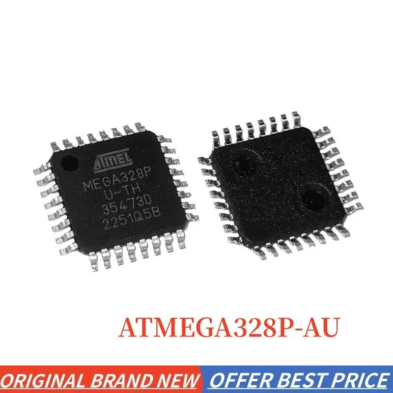 Brand New ATMEGA328P-AU ATMEGA328P-AUR MEGA328PU MEGA328P-U MCU 8-bit AVR RISC 32KB Flash 2.5V/3.3V/5V 32-Pin TQFP Tray TR