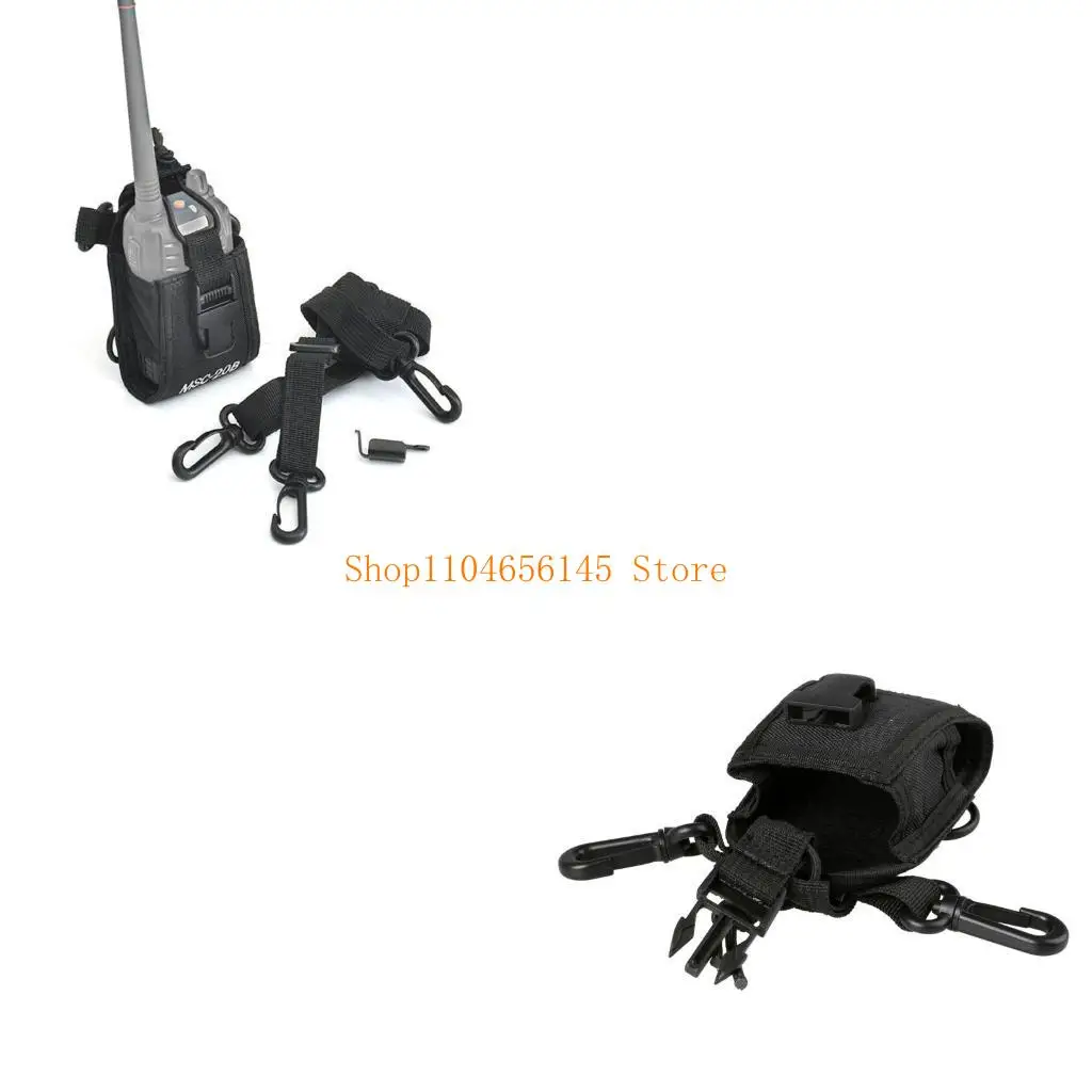 

5asd нейлоновый чехол на ремень, портативная нейлоновая поясная сумка, двусторонний держатель для радио, кобура, сумка для с