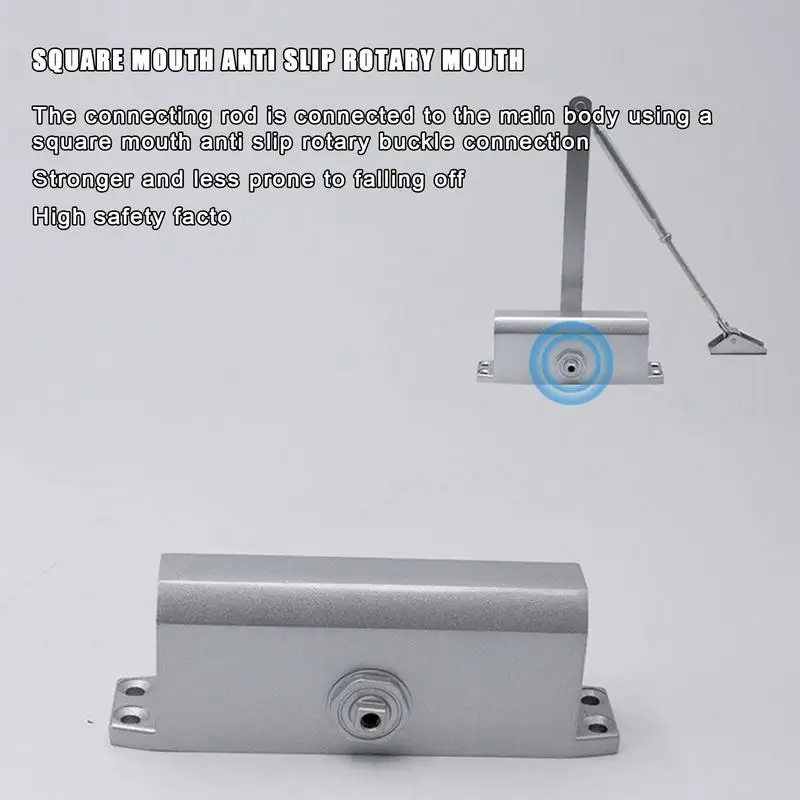 Hydraulic Door Closers Hydraulic Automatic Residential Door Closure Surface Mounted Auto Door Closer With Adjustable Closure