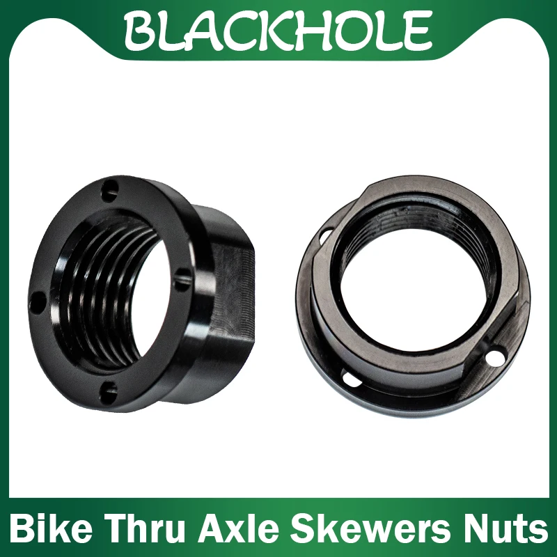 M15 Thru Axle Nut for Bike Fork 1.5 1.0 Pitch Mountain Bike Thru Axle Shaft Nuts Gravel Carbon Fork Nut Shock Fork Skewers Screw