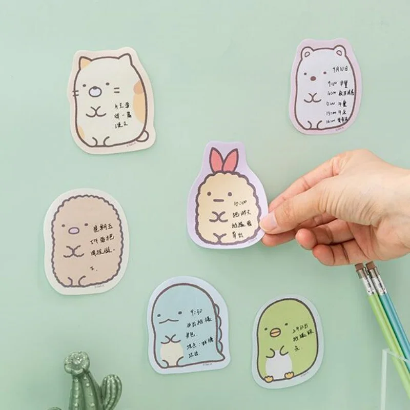 Kawaii Sumikko gurashi Memo Pad Sticky Notes Cute Stationery Label Notepad Planner Sticker Post School Supplies