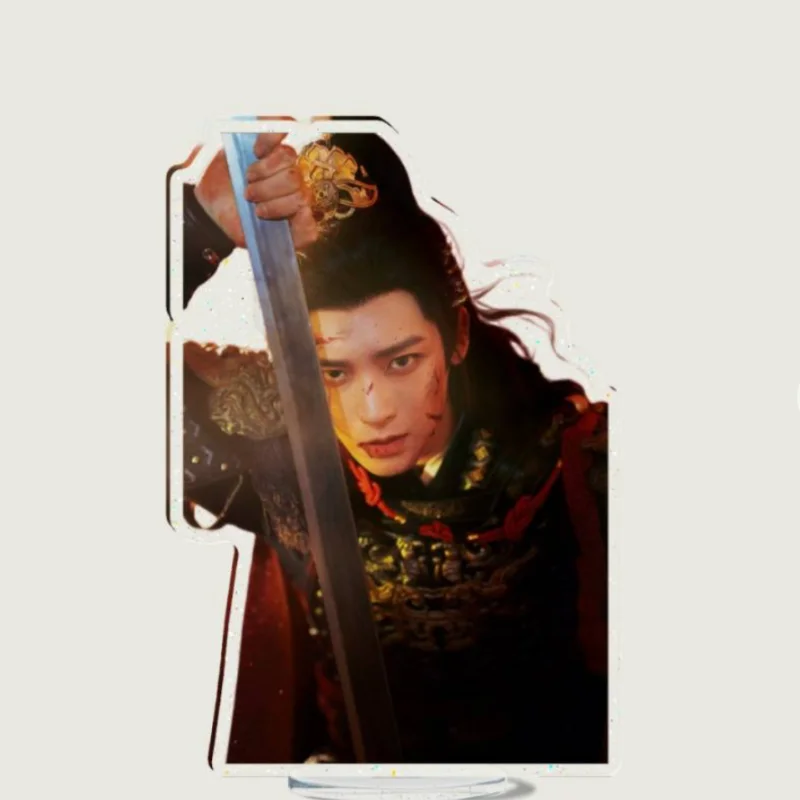 Neo Hou Minghao Ai Mi 12cm Stand Up TV Key To The Phoenix Heast Xiao Wuyi Drama Stills Humanoid Stop Sign Vehicles Car Ornaments