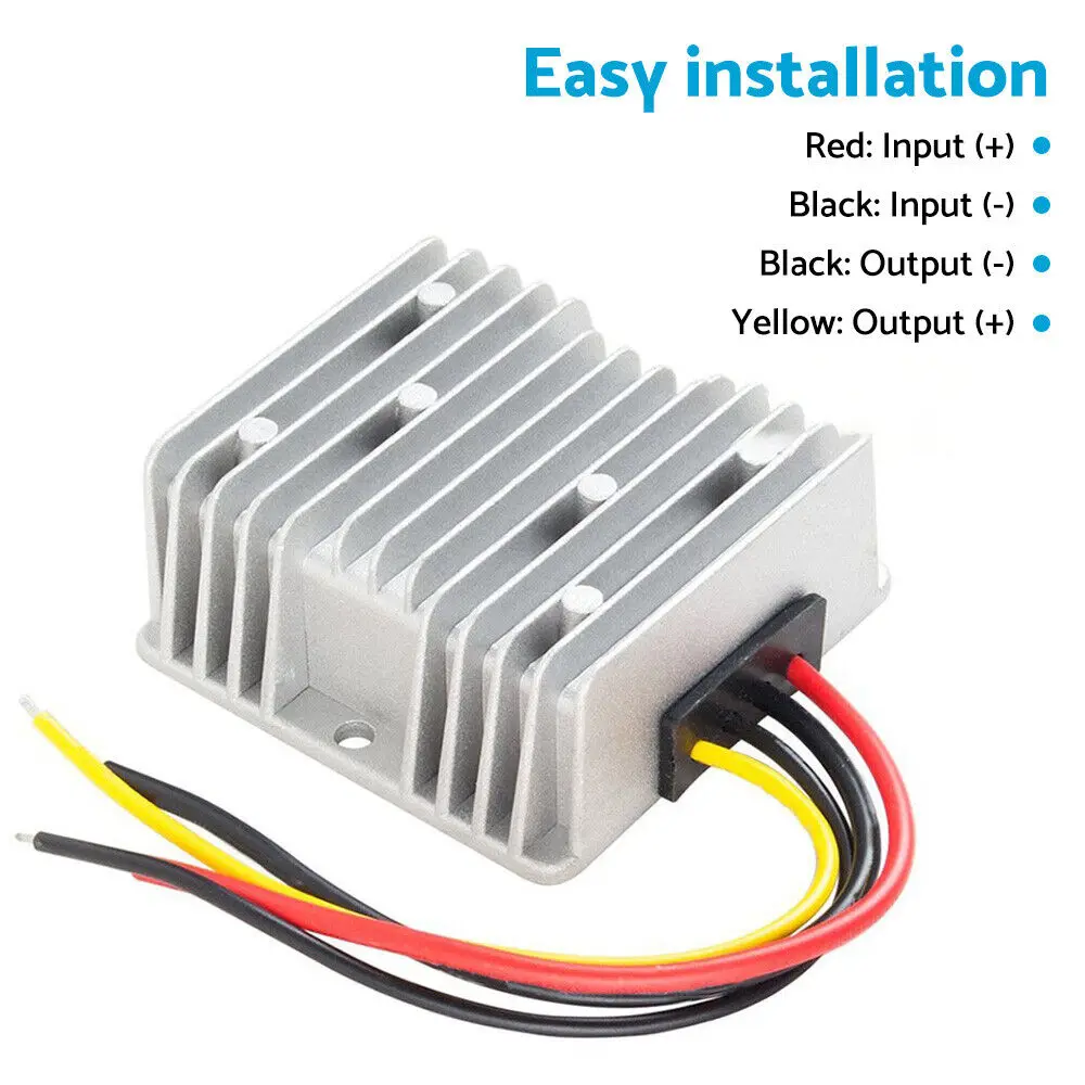 Step Down DC Voltage Converter for Milwaukee 18V to 12V Battery Dock DIY Adapter