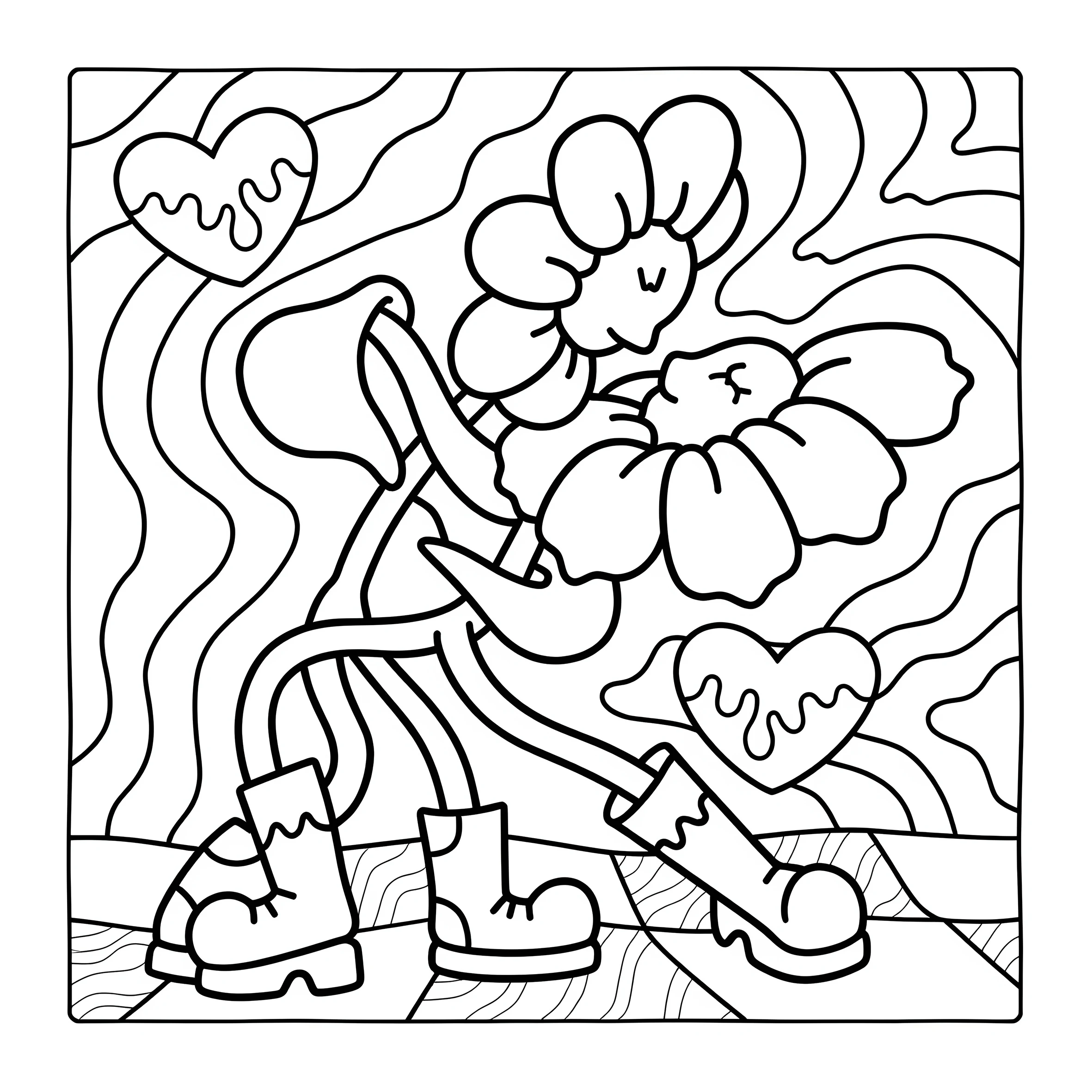 TRIPPY ART Patterns Coloring Book for Adults Cute Drawing Book Perfect Gift for Party and Birthday