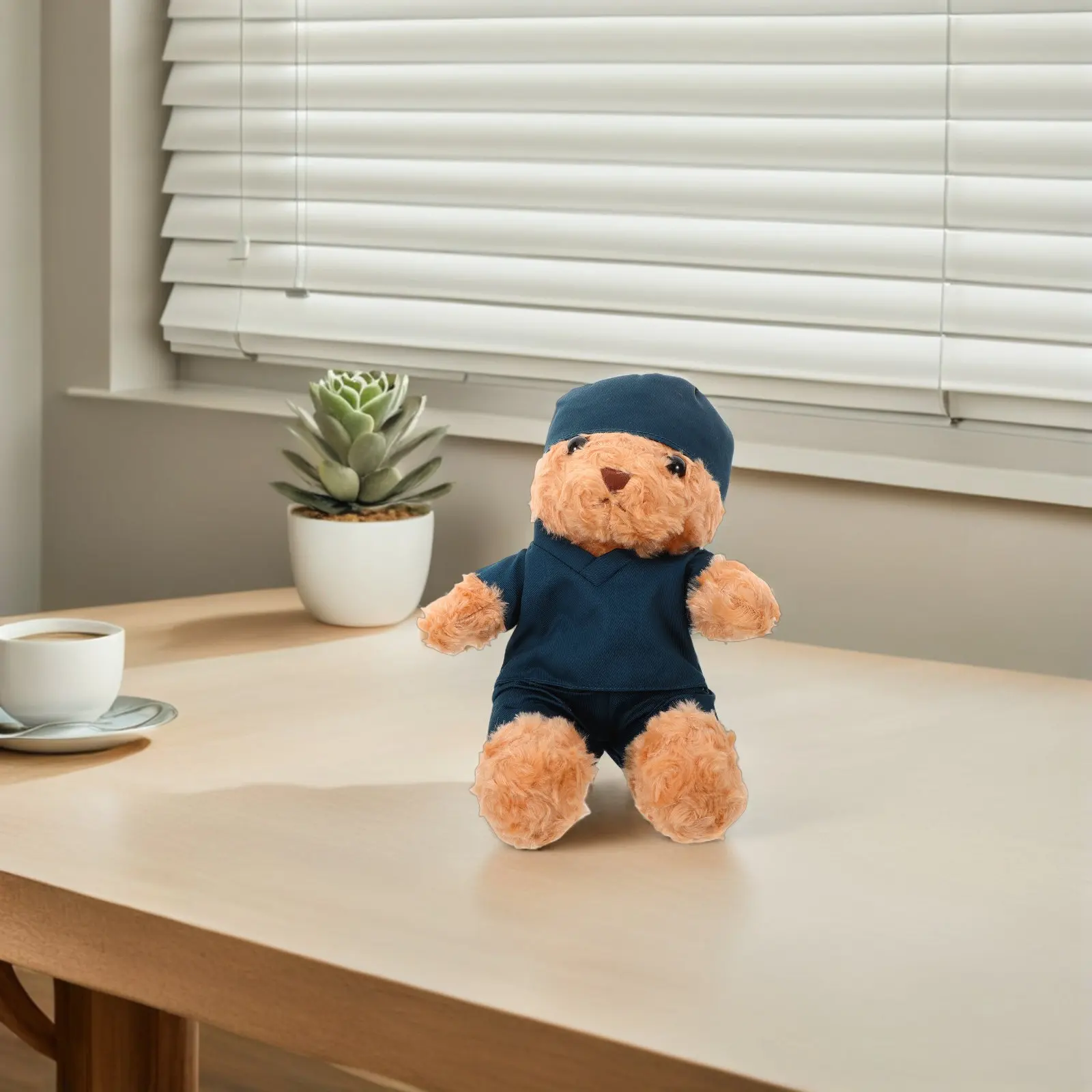 

Плюшевый медведь-медсестра в медицинской форме: подарок на выпускной для студентов-медиков и детей, уютный сувенир на память