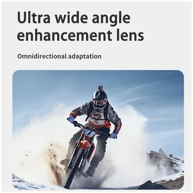VIRAN V8 Action Camera 5K30FPS With Remote Control Screen Waterproof Sport Camera Drive Recorder Sports Camera Helmet Action Cam