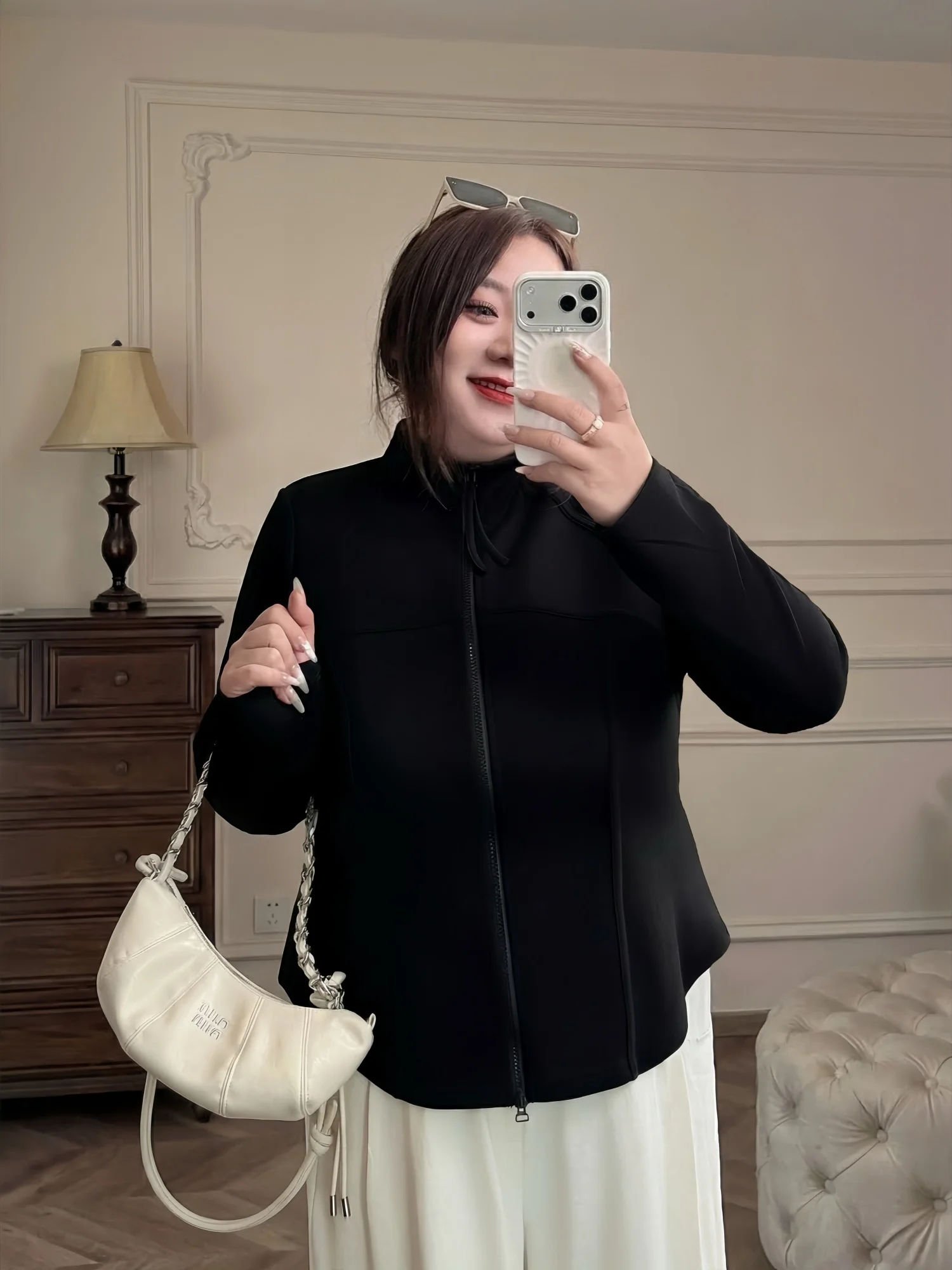 

Slim Fit Casual Short Jacket plus Size Women's Spring New Style Long Sleeve Commute Friendly Versatile Outerwear