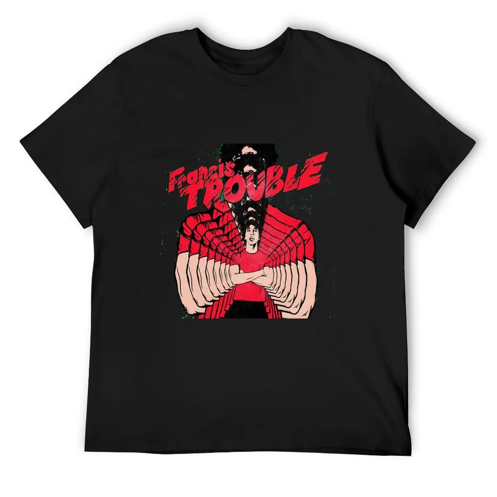 Francis Trouble T-Shirt vintage t shirts korean fashion tee shirts for men