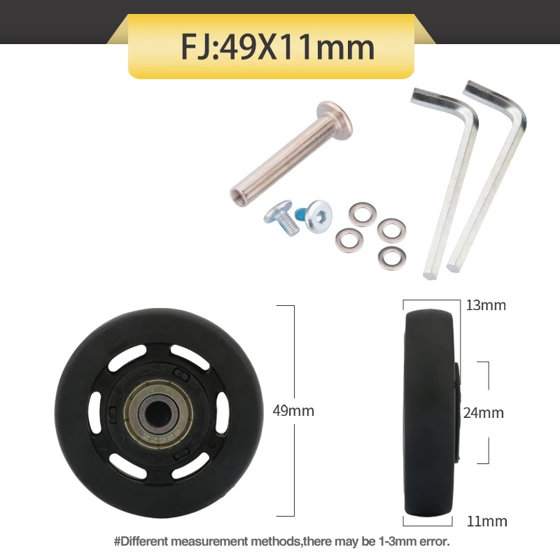 Suitcase Wheel Replacement Supporting Wheel Durable And Wear-Resistant Suitcase Carrying Wheel Replacement Suitcase Pulley