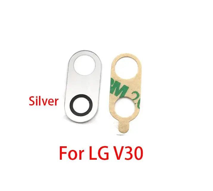 2pcs Back Rear Camera Glass Lens For LG V20 V30 G2 G5 G7 G6 K8 2017 K51 K62 Plus Black with Glue Replacement Repair Spare Parts