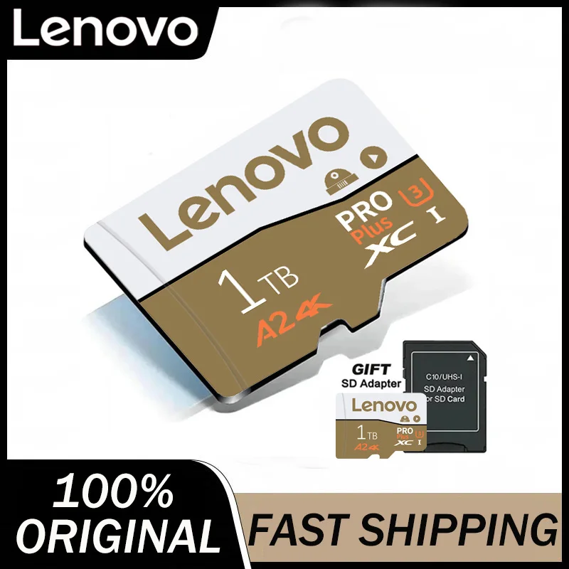 

Lenovo 2TB Memory SD Card U3 Micro SD Card High Speed TF Flash Card 512GB 256GB 128GB 64GB 4K Full HD For Phone Nintendo Switch