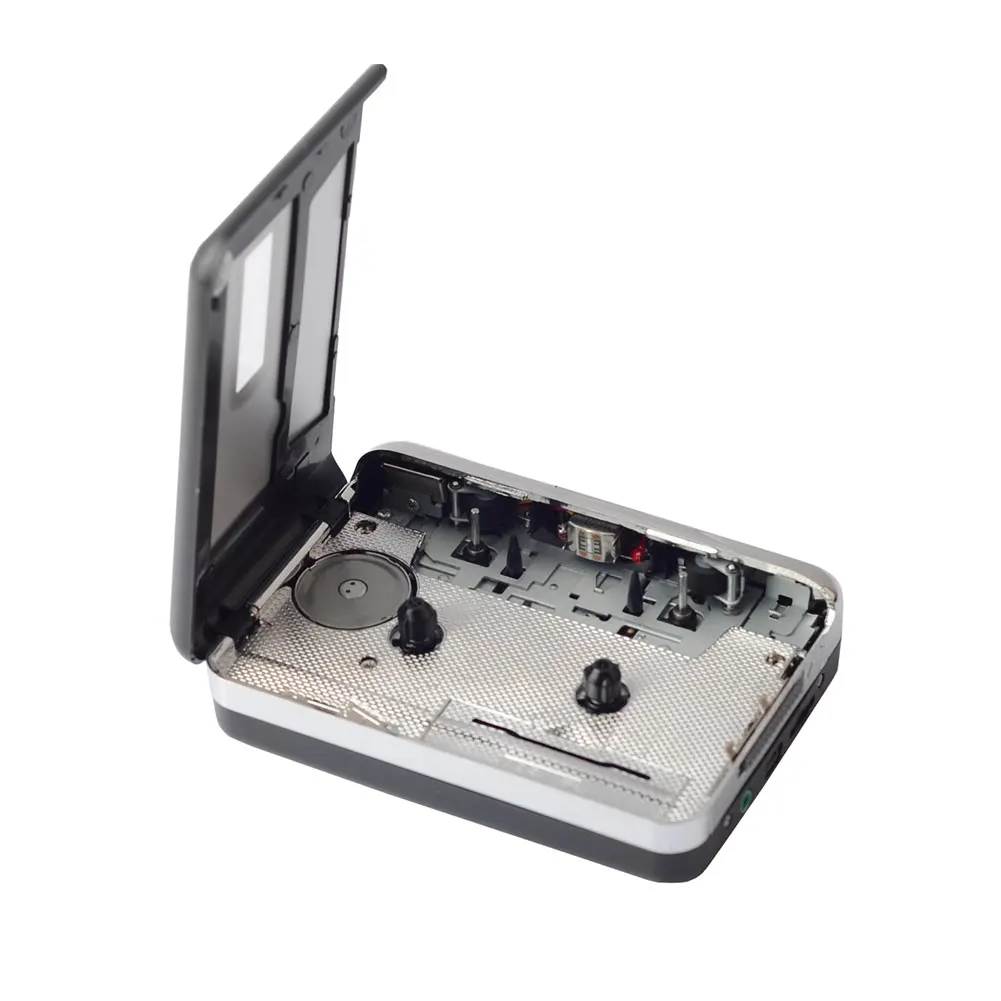 Portable USB Cassette Capture Radio Player USB Cassette Tape to MP3 Converter Capture Audio Music Player Tape Cassette Recorder