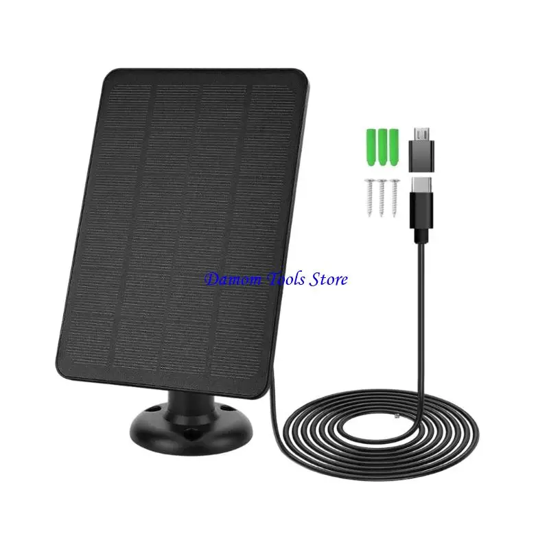 57BE 4W 5V Photovoltaic Panel Device for Security Devices Automatic Charging Usb CREATE Tiny USB