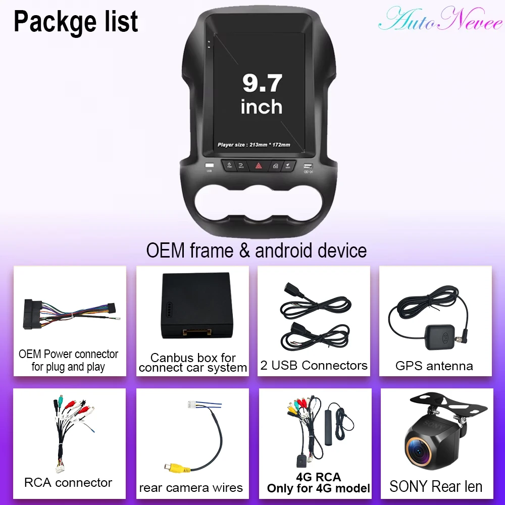 2 Din Car Radio 9.7\