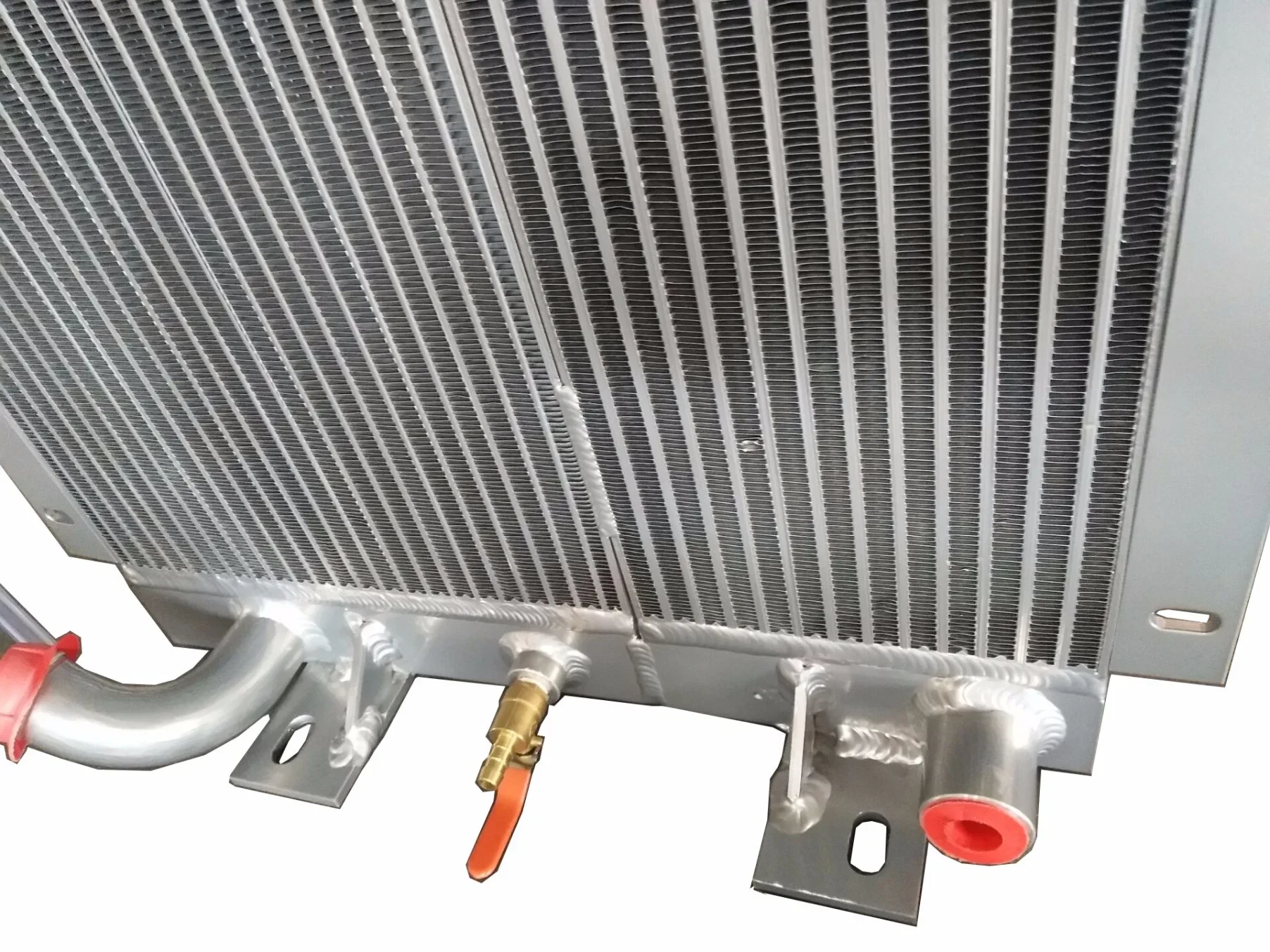 Pendingin Penukar Panas Radiator Udara Sirip Pelat Batang Aluminium