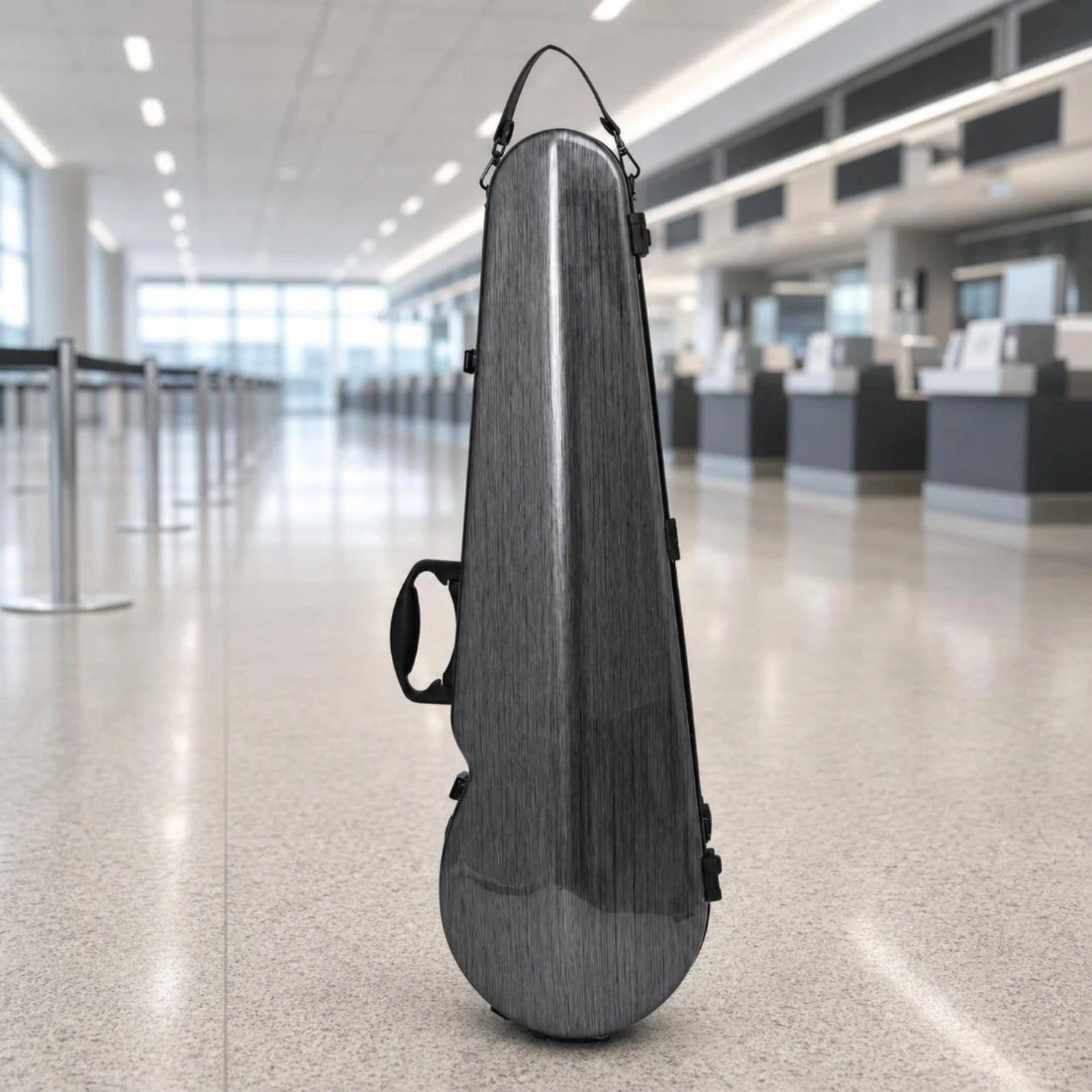 4/4 Violin Case Rigid Violin Hard Case Portable Lightweight for Violinists, Travel, Rehearsals