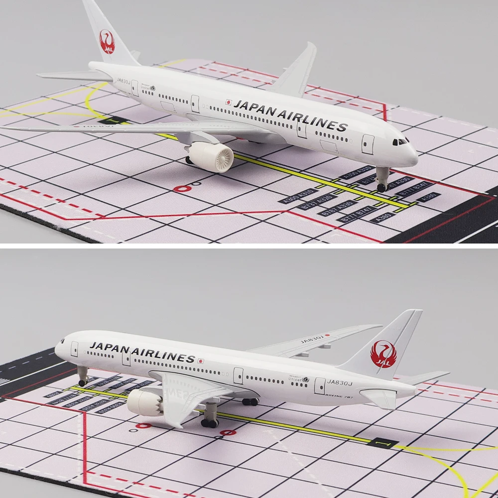 Metalen Vliegtuig Model 20Cm 1:400 Japan B787 Metalen Replica Legering Materiaal Met Landingsgestelwielen Ornament Speelgoed Jongen Verjaardagscadeau